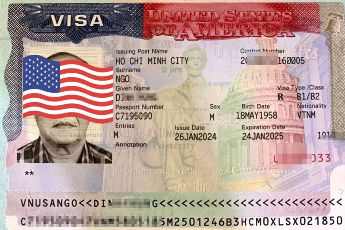 dấu sao trên visa mỹ